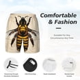 thumbnail image 3 of Yiaed Honey Bee Print Mens Swim Trunks Bathing Suit Compression Liner Beach Swim Shorts Swimwear Quick Dry Zipper Pocket No-Chafing Board Short-Small, 3 of 6