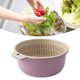 thumbnail image 4 of Cesta Para Lavar Frutas Y Verduras, Juego De Cuencos Colador De Cocina, Plástico De Doble Capa Para Dormitorio, 4 of 7