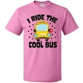 thumbnail image 3 of Inktastic I Ride the Cool Bus with Yellow Bus T-Shirt, 3 of 5