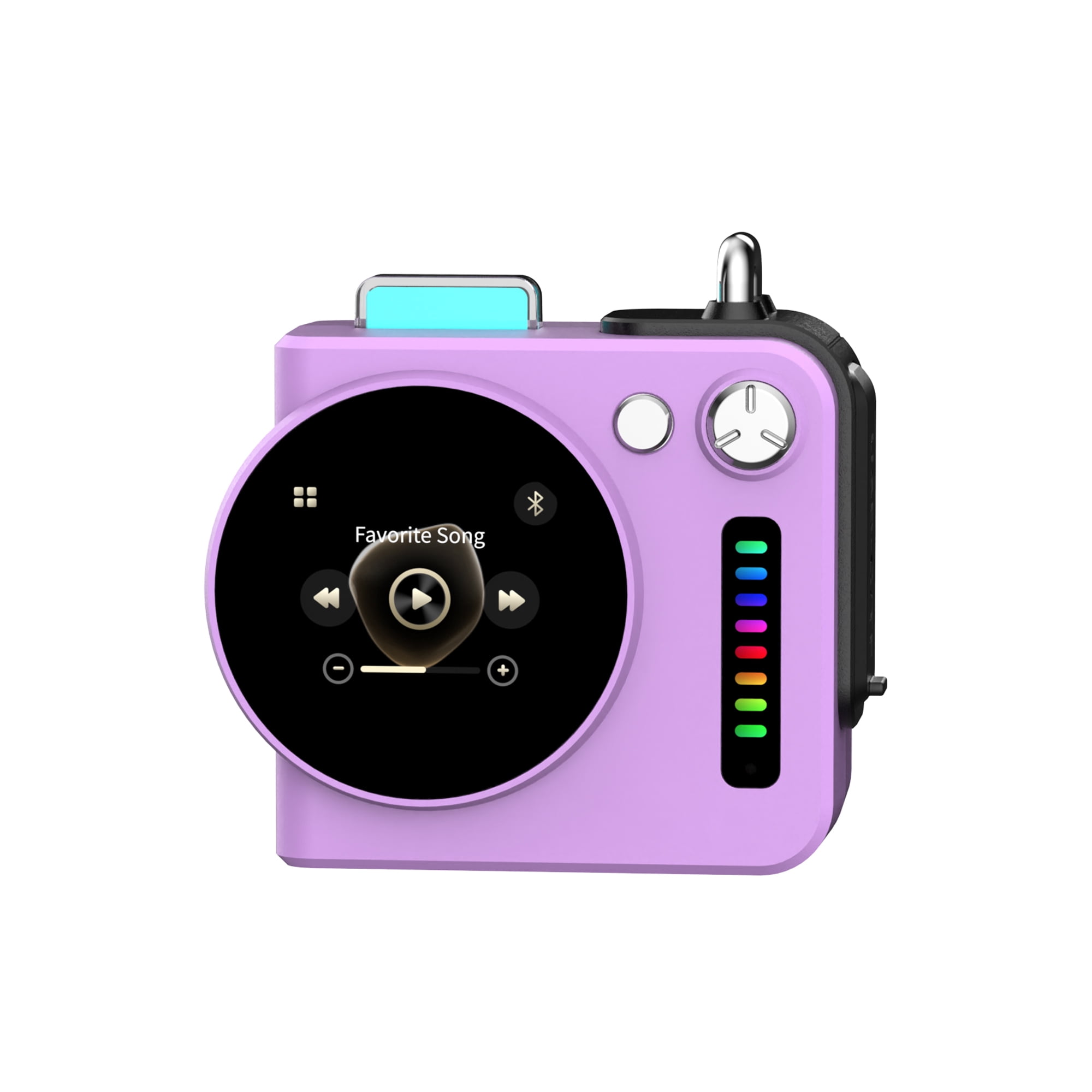 Purple Portable Bluetooth Speaker Small Wireless Bluetooth 5.4 Speaker