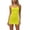 Yellow, variant on Women's Tank Bodycon Dress Spaghetti Straps Cami Sleeveless Mini Dress Summer Casual Short Dress