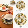 thumbnail image 3 of GZHJMY Cute Gnome and Clover Trivet Pot Holder, Round Woven Potholders Set 2PCS-Braided - Coasters - Table Mats 237 for Kitchen Pans Bowl Teapot, 3 of 7