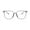 Grey, variant on YAOBAMM Transparent Eyewear Blue Light Blocking Glasses Unisex Retro Clear View Strong Hinge Transparent Brim Eye Protection Bluelight