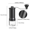 thumbnail image 3 of Manual Coffee Grinder, Ceramic Burr Coffee Grinder Manual Adjustable for Fine/Coarse Grind, for Home, Travel, Camping, 3 of 5