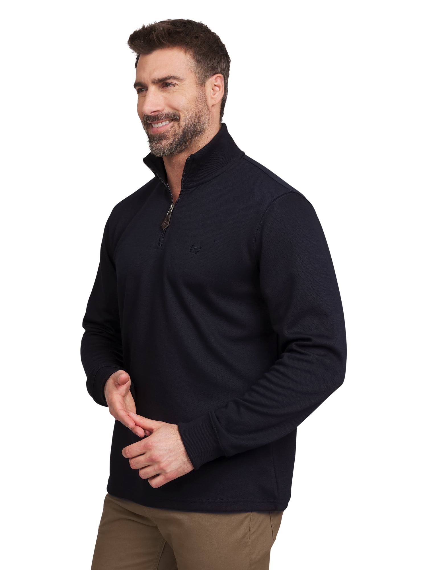 Chaps Men's & Big Men's Camden Quarter Zip Knit Sweater, Sizes S-2XL