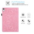 thumbnail image 4 of Tarise for Apple iPad 10th Generation Case with Pencil Holder, 2022 iPad 10.9 Inch Case, Embossed PU Leather Shockproof Folio Stand Shell Slim Cover Case for iPad A2757 A2777, Pink, 4 of 8