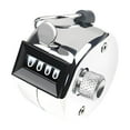 thumbnail image 1 of Hearth & Gear 4 Digit Mechanical Handheld Click Counter For Counting Coaching And Sports Event Scoring 360 Pole Woodworking Punch Locator Saw Marker Superintendent Vest Independent Fabrication Bike, 1 of 4