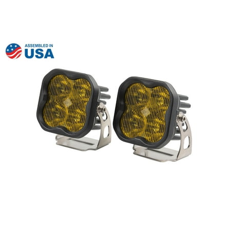 Diode Dynamics Worklight SS3 Pro Yellow SAE Fog Standard Pair DD6134P