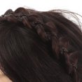 thumbnail image 3 of Diadema trenzada con dientes de pelo sintético, accesorio para el cabello para mujer, 3 of 6