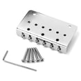 thumbnail image 2 of Puente de guitarra de 6 cuerdas kusrkot metal carga plateada, 2 of 7