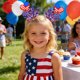 thumbnail image 5 of USA Patriotic Headband Red White Blue Star Hair Accessory Flag Hairband For Women Girls Independence Day Party Decorations, 5 of 9