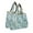 Spring Flora, variant on Wrapables Medium Foldable Tote Nylon Reusable Grocery Bag (Set of 2), Doggy Sushi