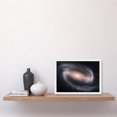thumbnail image 2 of Hubble Space Telescope Image Barred Spiral Galaxy NGC 1300 Blue Red Star Clusters Glowing Gas And Interstellar Dust Clouds Artwork Framed Wall Art Print A4, 2 of 5