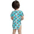 Xecao Crab Swims In The Ocean Print Baby and Toddler Short Sleeve