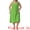 Grass Green, variant on Plus Size Summer V Neck Sleeveless Beach Dress 2X Hot Pink