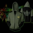 thumbnail image 2 of Zelda Series 3D Printed Cardigan Hooded Sweatshirt Jacket Cosplay Anime Merchandise, 2 of 3
