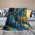 thumbnail image 2 of WYYP Flannel Bed Blanket Throw Plush Soft Fleece Printed Design Comfortable Warm Cozy Lightweight Durable Easy Care for Adults 40x50in, 2 of 6