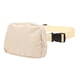 thumbnail image 5 of Riñonera de nailon con bolsillos con cremallera, cinturón ajustable, bolsa de cintura impermeable a la moda para mujer, adulto, color desnudo, 5 of 5