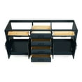 thumbnail image 6 of Ariel Hepburn 72 In. Double Sink Base Cabinet In Midnight Blue, 6 of 10