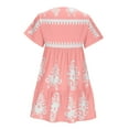 thumbnail image 5 of Njagoc3 Womens Embroidered Mini Dress, Short Sleeves for Summer Garden & Daily Wear, 5 of 6