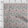 thumbnail image 2 of oneOone Viscose Chiffon Light Pink Fabric Asian Suzani Quilting Supplies Print Sewing Fabric By The Yard 42 Inch Wide, 2 of 5