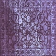 thumbnail image 1 of Ahgly Company Indoor Square Abstract Blue Contemporary Area Rugs, 7' Square, 1 of 4