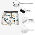 thumbnail image 5 of Rateoe Cute Whale Mens Boxer Briefs Poly Spandex Performance Boxer Briefs Underwear Hem Boxer Briefs - X-Large, 5 of 8