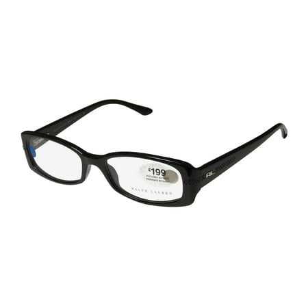 New Ralph Lauren 6029-B Womens/Ladies Designer Full-Rim Brown Comfortable With Strass Frame Demo Lenses 50-16-135 Rhinestones Flexible Hinges Eyeglasses/Eye Glasses