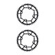 thumbnail image 1 of Greeniant de bicicleta 104BCD Rueda dentada Bicicleta Piezas de anillo de cadena redonda Negro 42T Negro 42T 2piezas, 1 of 1