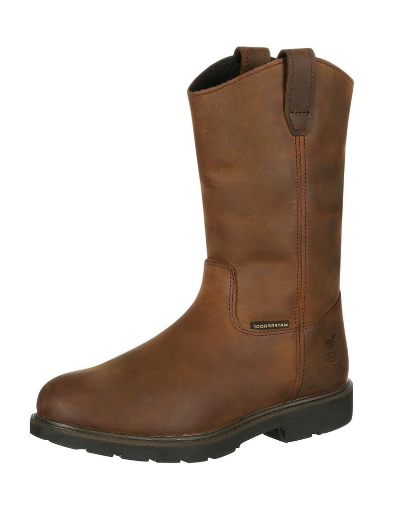Boot Work Mens Suspension System Waterproof ST Brown GB00086
