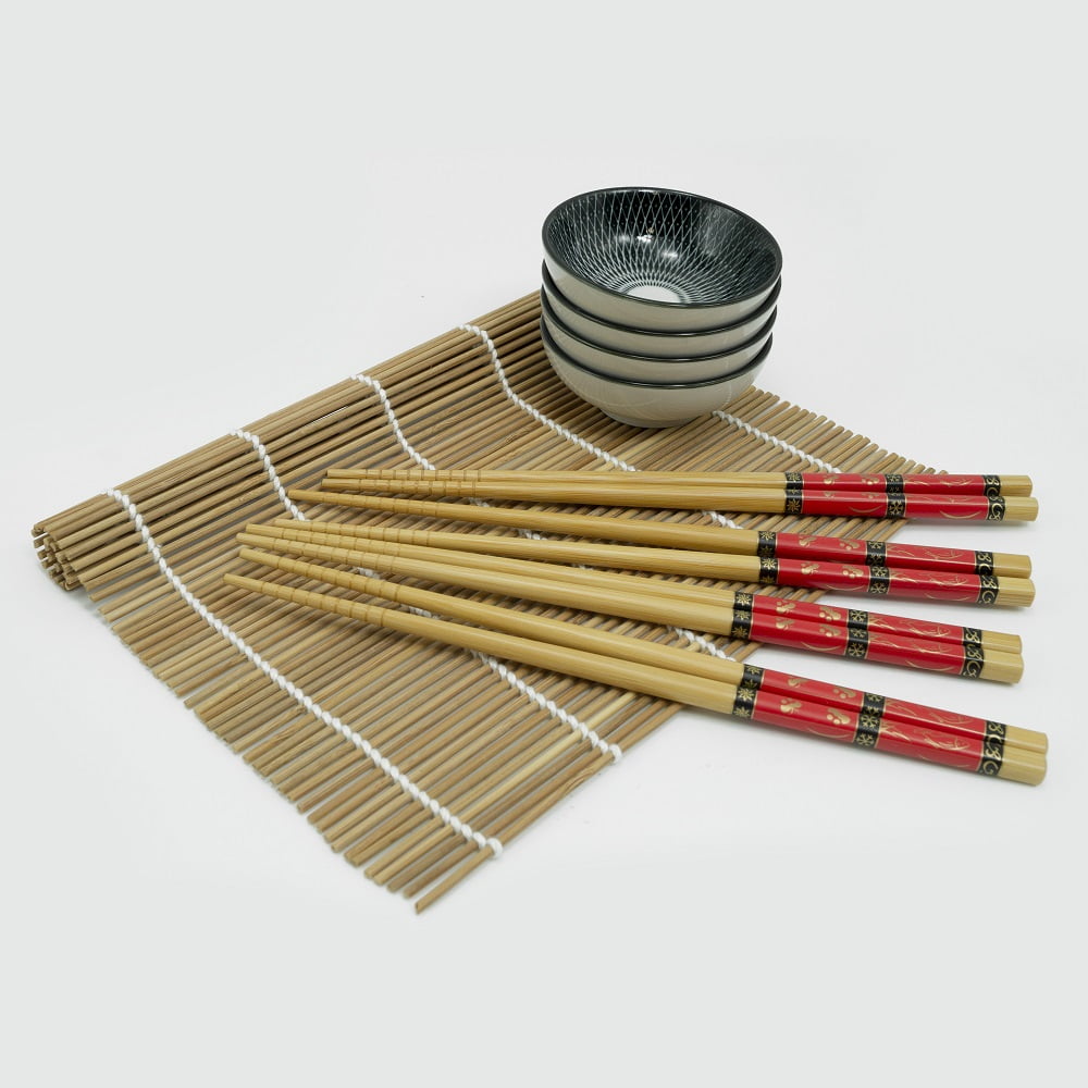 Cook Pro 6 Piece Asian Bamboo Flatware Set