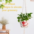 thumbnail image 3 of eTzone 4Pcs Macrame Plant Hangers, Handmade Boho decor Hanging Plant Holder for Indoor Outdoor Flower Pot, 3 of 7