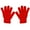 Red, variant on Grofry Women Gloves Solid Color Men Winter Soft Warm Magic Full Finger Glove Gift One Size
