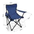 thumbnail image 2 of Silla Plegable Idea Nuova para Camping Playa Jardín color Azul Marino, 2 of 3