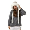 thumbnail image 6 of Thick Warm Knitted Winter Hat, Fleece-lined, Cute Earm-covered, Windproof Wool Beanie, Cozy and Stylish Face Covering for Ultimate Cold Weather Protection, 6 of 8