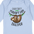 thumbnail image 4 of Inktastic Our 1st Mother's Day Together Cute Mom and Baby Sloth Boys or Girls Long Sleeve Baby Bodysuit, 4 of 5