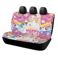 thumbnail image 1 of JOJO Siwa-theme Car Rear Seat Covers Back Elastic Flexible Car Seat Covers Decorative Fits Most Cars 120x59x76cm, 1 of 6