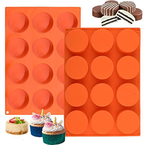 Baking Cookie Cake Pan Muffin Mold Silicone Chocolate Cupcake  Mould 12 Cup 