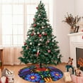 thumbnail image 7 of Yiaed Colorful Floral Print Christmas Tree Skirt , Tree SkirtsTree Mat for Christmas Winter Holiday Indoor Decorations-36", 7 of 7