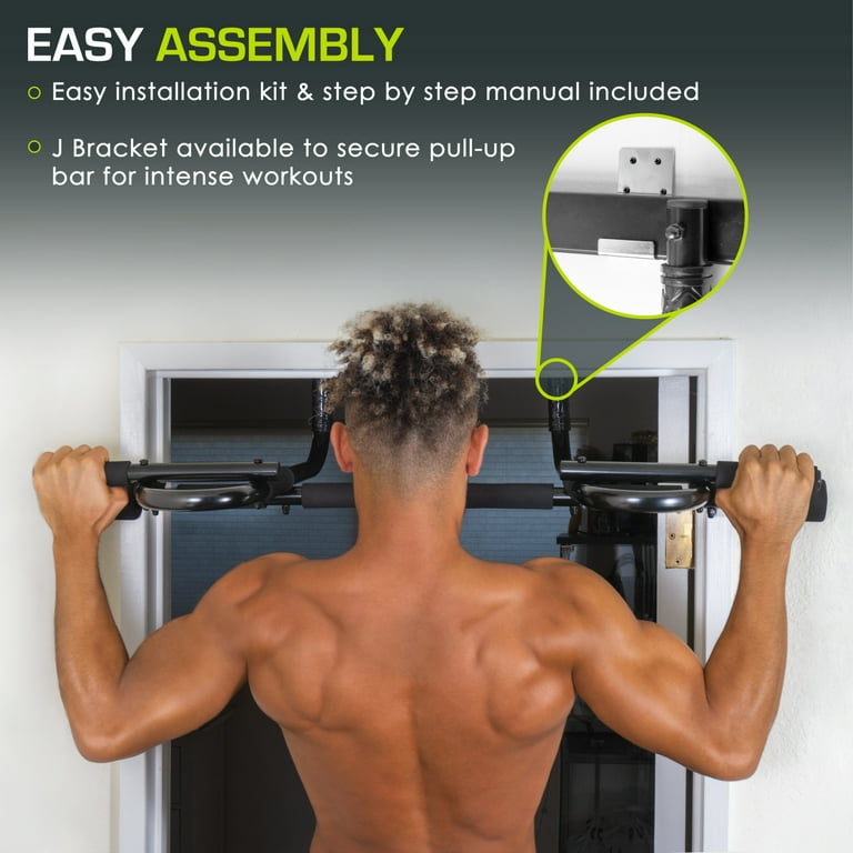 ProsourceFit Door Frame Pull Up Exercise Bar Heavy Duty Trainer Walmart