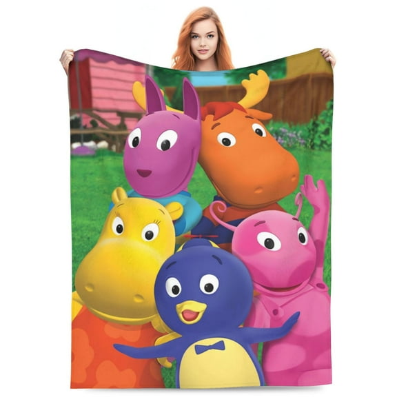 The Backyardigans Blankets Flannel Fleece Warm Soft Throw Blanket For Couch Sofa Bed Living Room All Season Decor Gift 40"X30"