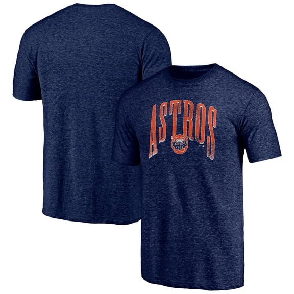 Men's Navy Houston Astros Line Corps Tri-Blend T-Shirt