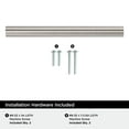 thumbnail image 4 of Amerock Composite 6-5/16 inch (160mm) Center-to-Center Satin Nickel Cabinet Pull, 25 Pack, 4 of 4