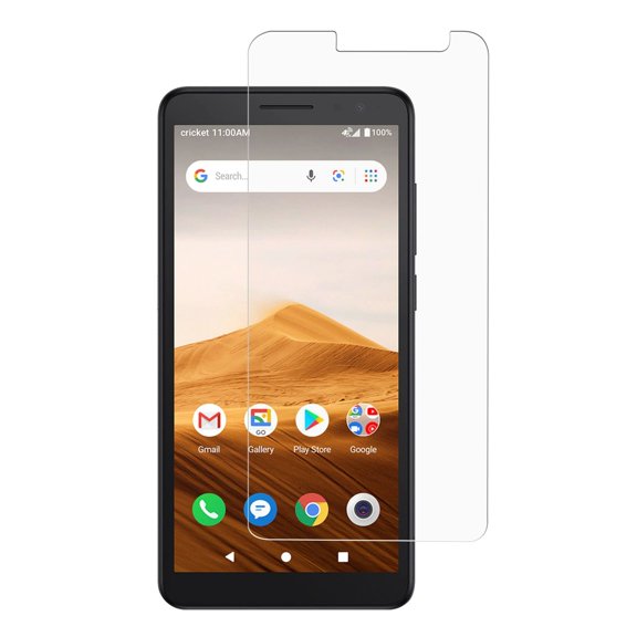 Bemz (2 Pack) Shields for Alcatel Glimpse (Cricket Wireless) - Case Friendly Round Edge, Bubble-Free, High Response Touch Tempered Glass Screen Protectors - Clear