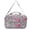 Grey Pink Flower, variant on Leopard Print Small Weekender Bag for Women Cute Duffel Bags for Spirit Airlines Personal Item Bag Flower Print Lightweight Overnight Carry on