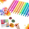 thumbnail image 1 of Tyidzon Stylo Fluorescent Coloré Grande Capacité Stylo Flash pour Étudiants 12 Couleurs Stylo Double Extrémité Journal Intime, 1 of 6