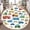Color 2, variant on 3ft Nursery Rug, Colorful Transportation Vehicles Cars Planes Boats Balloons Washable Playroom Educational & Fun with Cars and Toys Non-Slip Children Rugs for Kids Classroom Decor