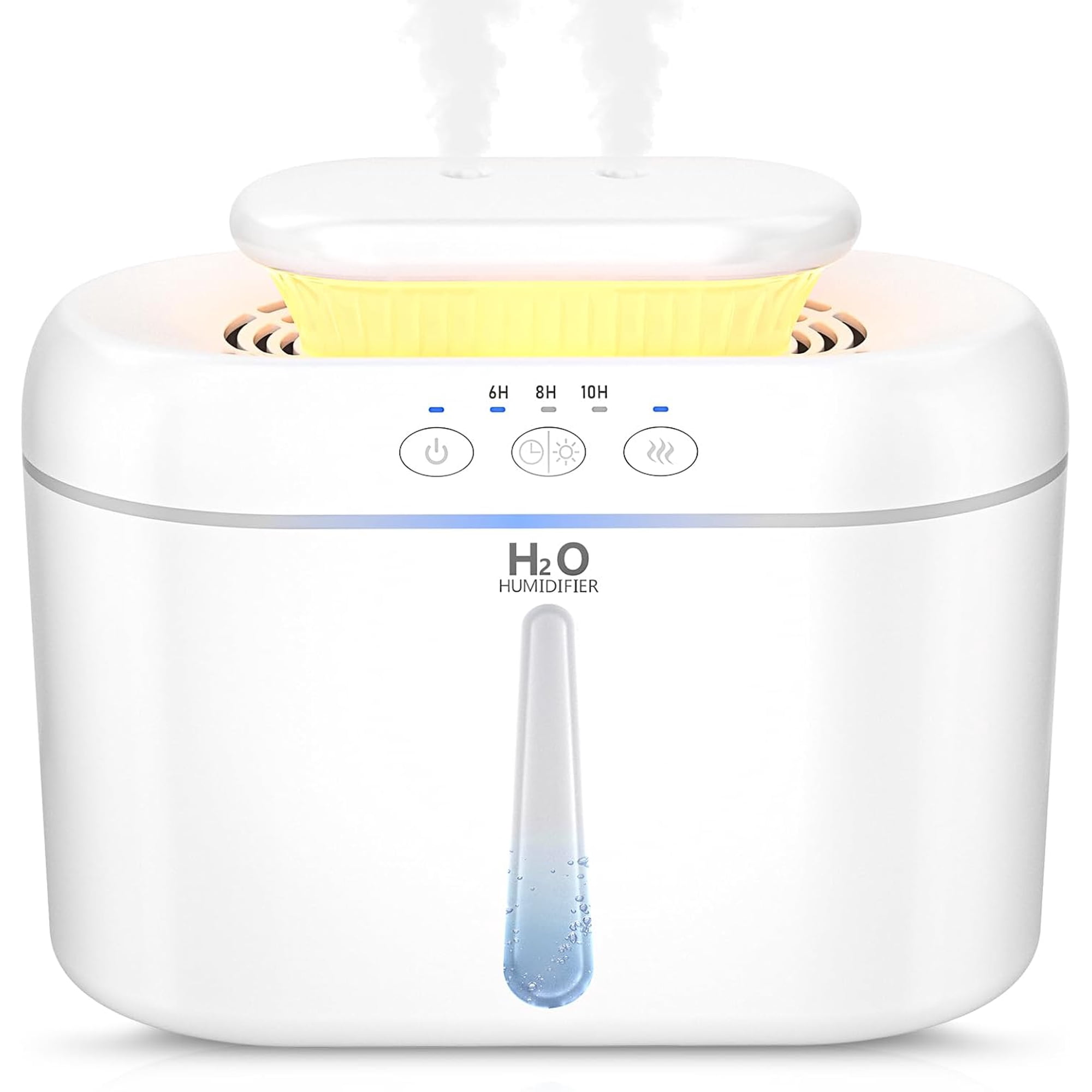 Humidifiers for Bedroom 2L Top Fill Tank 30H Runtime l Mist