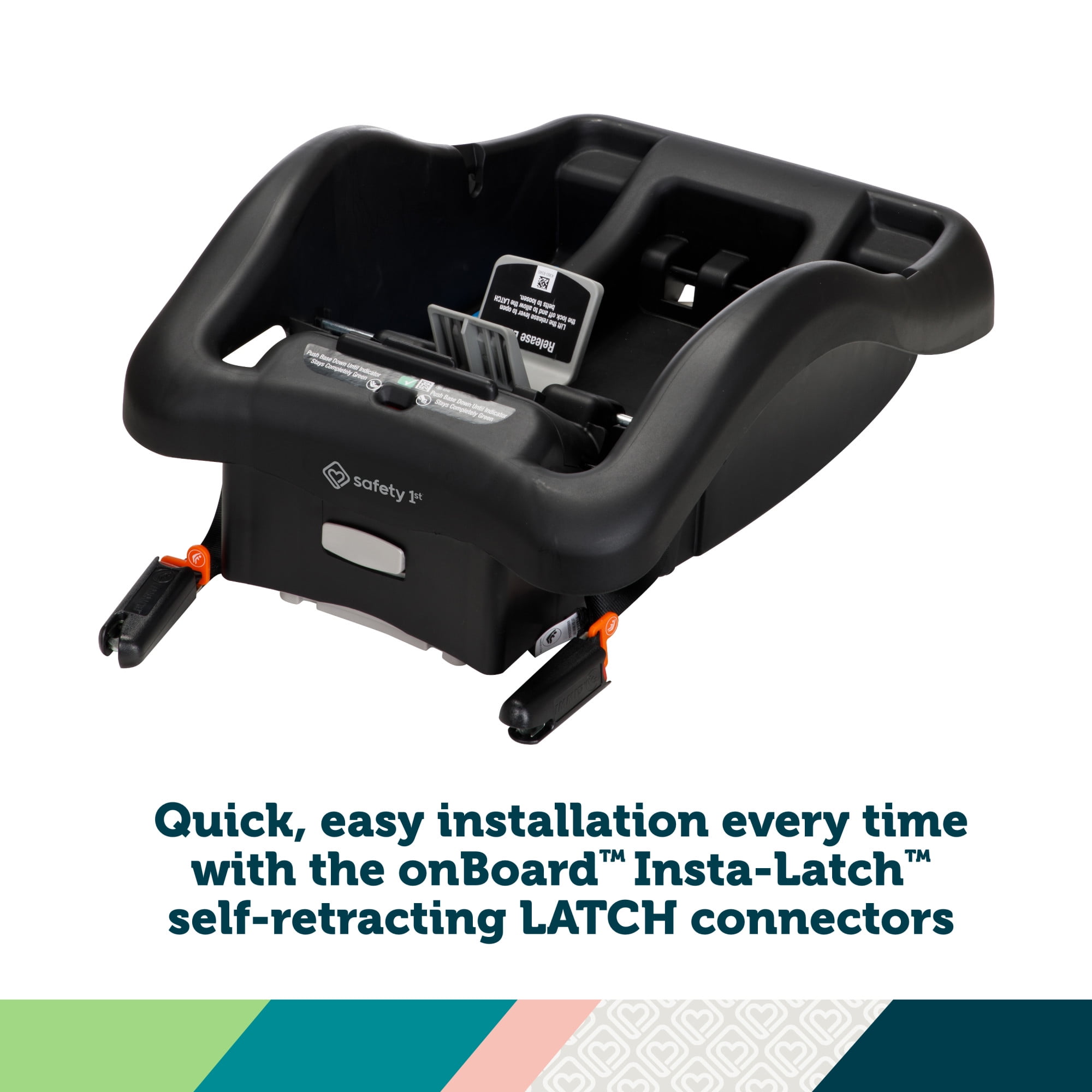 Safety 1st onBoard Insta-Latch DLX Car Seat, Beach Rose, Infant, Unisex