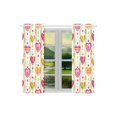 thumbnail image 3 of CADecor Happy Valentine's Day Window Treatment Panel Curtains Window Curtain Kitchen Curtain,Two Piece 26x39 Inches, 3 of 4